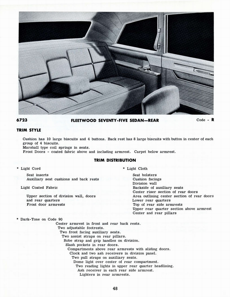 1960 Cadillac Optional Specifications Manual Page 26